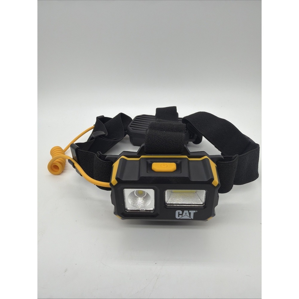 CAT LED Head Light, Battery Operated Head Lamp With Rear Caution Red Light